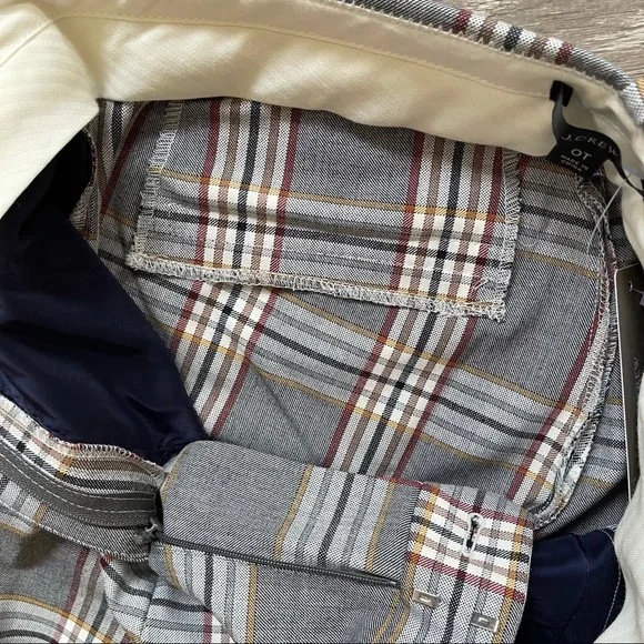 *J Crew Peyton Pant in Bronzed Ochre Rust Plaid - Picture 12 of 12